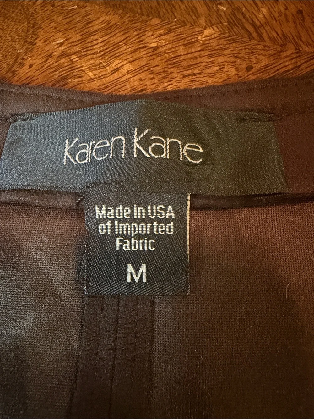 Karen Kane Dark Brown Fringe Vest western